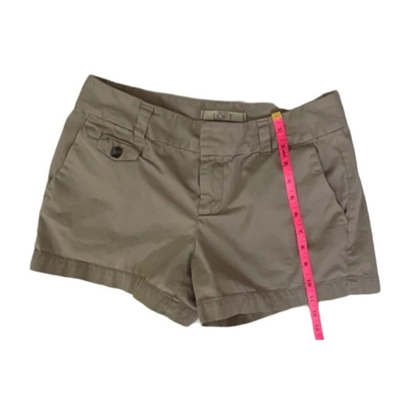ANN TAYLOR LOFT KHAKI SHORTS WOMENS SIZE 2 - Picture 6 of 8